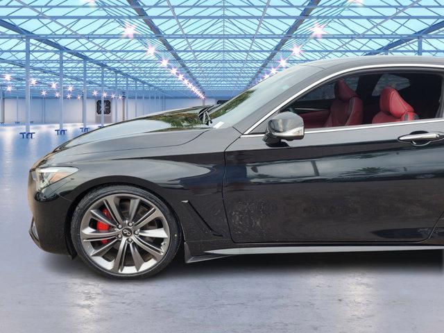 Used 2021 INFINITI Q60 Coupe RED SPORT with VIN JN1FV7LK4MM530409 for sale in Tampa, FL