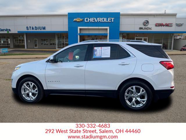 Used 2021 Chevrolet Equinox Premier with VIN 3GNAXXEV8MS122124 for sale in Salem, OH