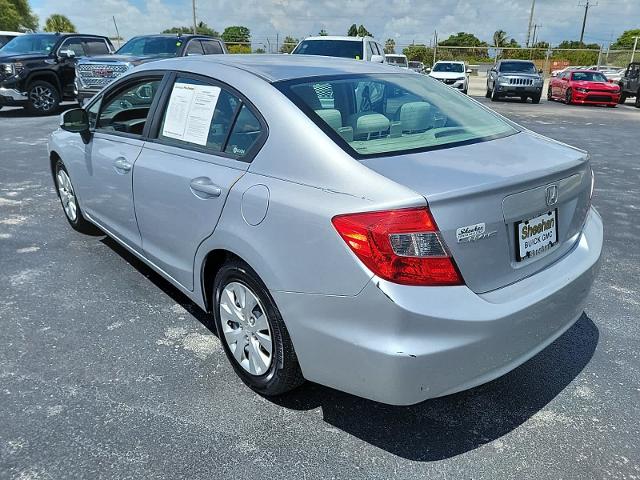 2012 Honda Civic Sdn Vehicle Photo in LIGHTHOUSE POINT, FL 33064-6849