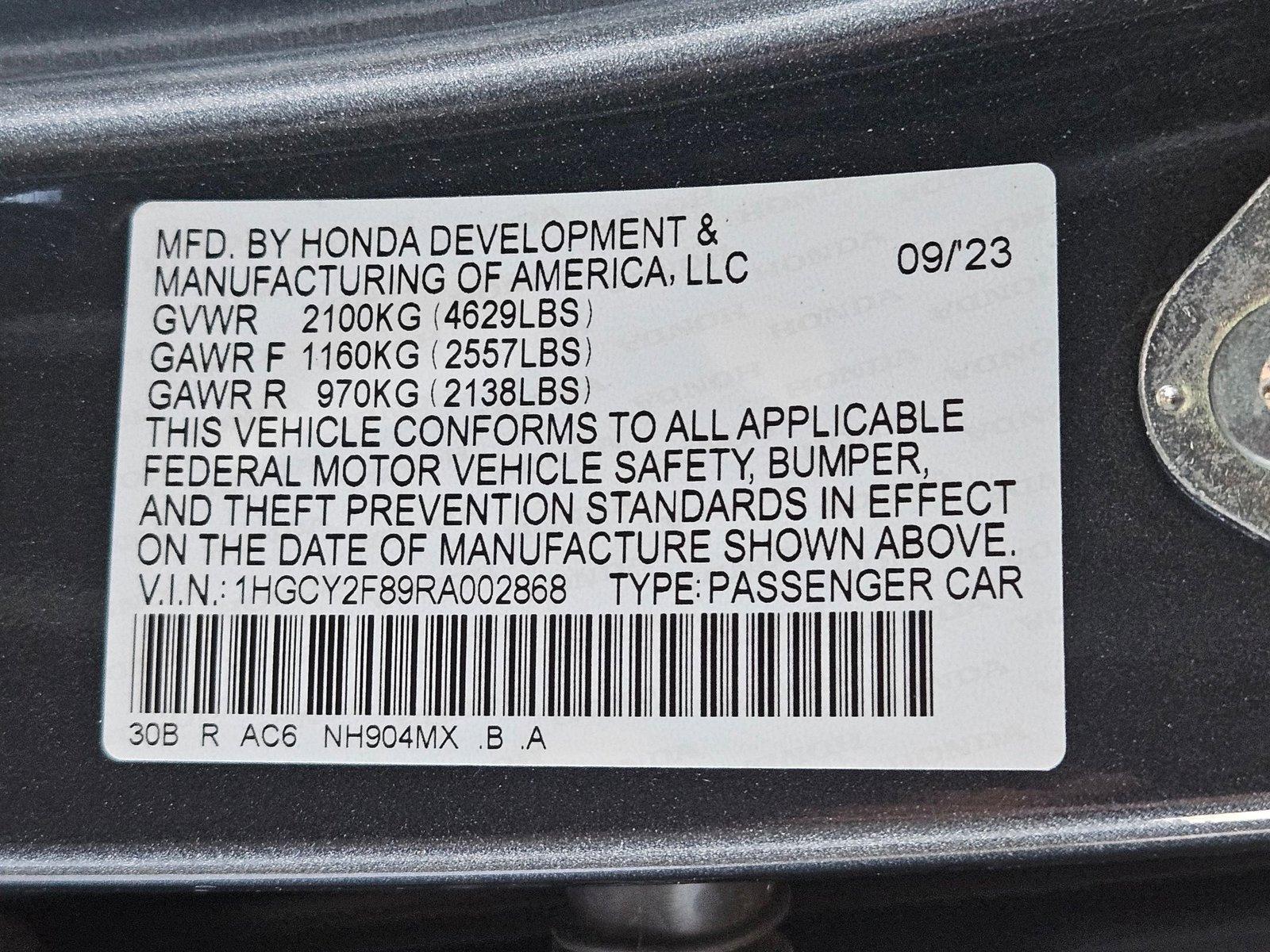 2024 Honda Accord Hybrid Vehicle Photo in Henderson, NV 89014