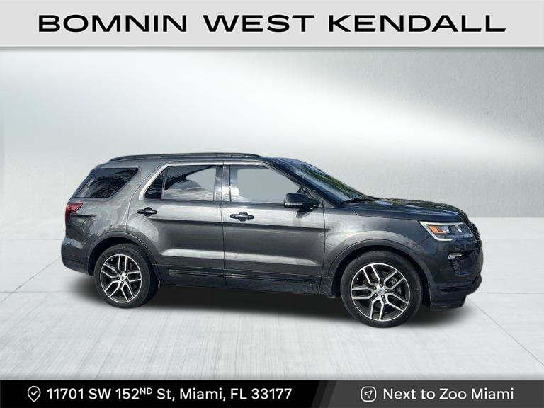 Used 2018 Ford Explorer Sport with VIN 1FM5K8GT5JGB97301 for sale in Miami, FL