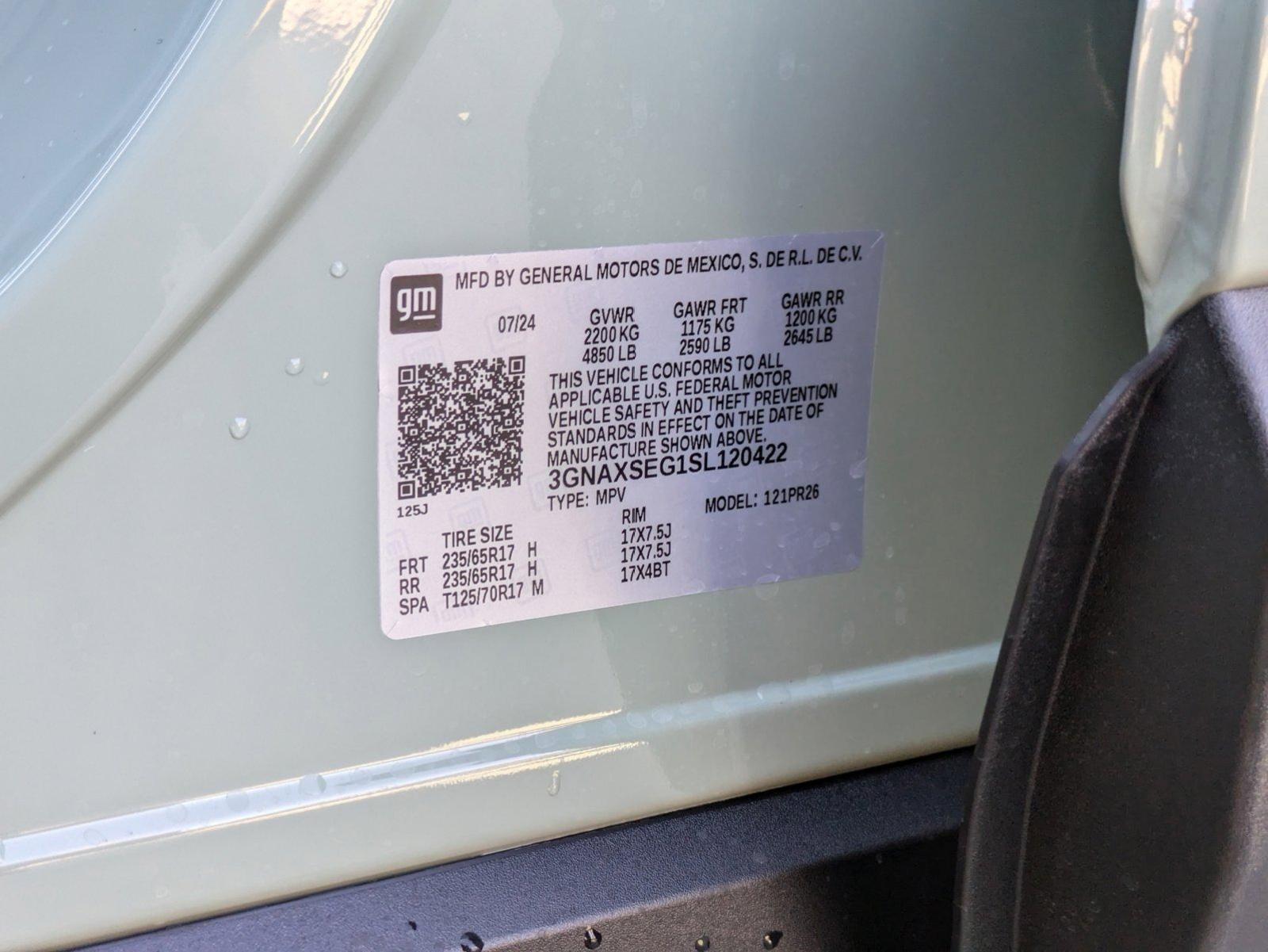 2025 Chevrolet Equinox Vehicle Photo in SPOKANE, WA 99212-2978