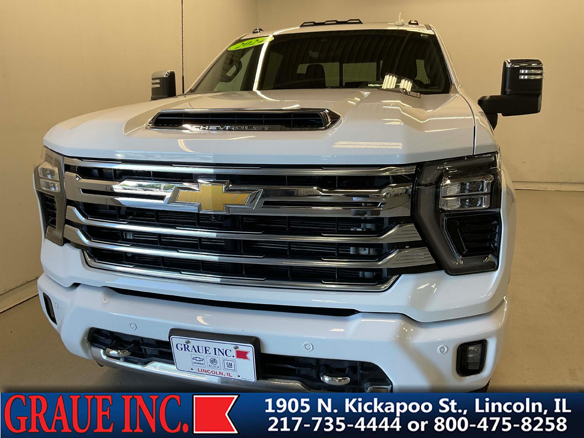 Used 2024 Chevrolet Silverado 2500HD High Country with VIN 1GC4YREYXRF268643 for sale in Lincoln, IL