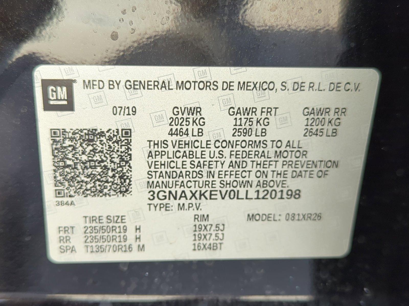 2020 Chevrolet Equinox Vehicle Photo in Ft. Myers, FL 33907