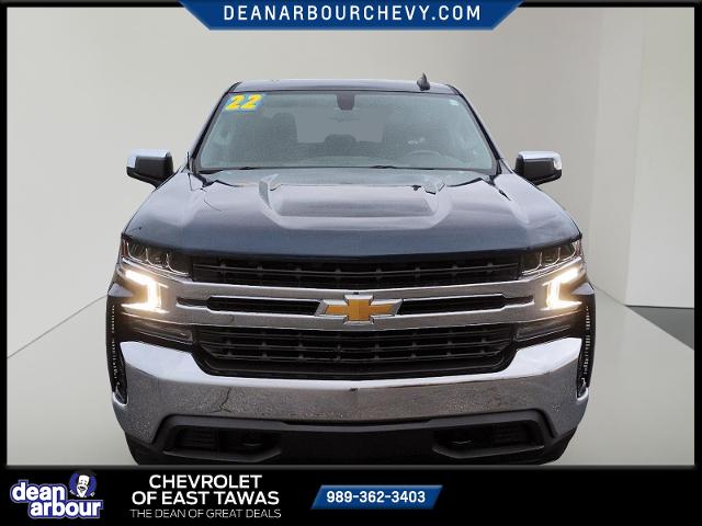 Used 2022 Chevrolet Silverado 1500 Limited LT with VIN 3GCUYDED0NG122616 for sale in East Tawas, MI