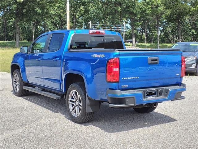 Certified 2022 Chevrolet Colorado LT with VIN 1GCGTCEN5N1117649 for sale in Whitehall, MI