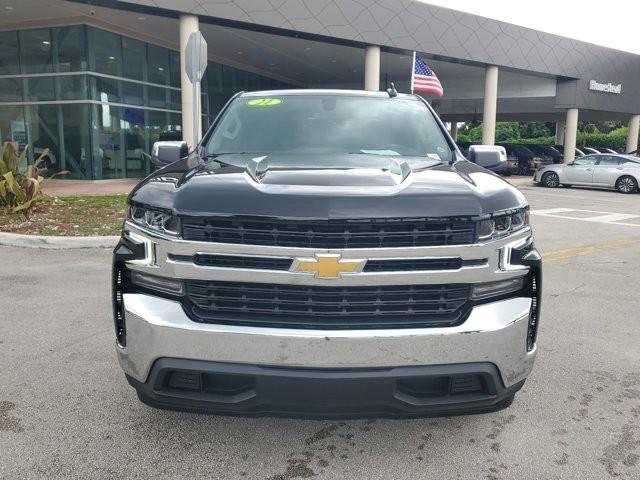 Used 2021 Chevrolet Silverado 1500 LT with VIN 1GCPWCED4MZ438869 for sale in Homestead, FL