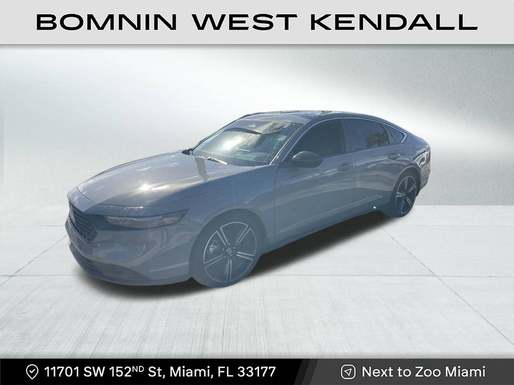 Used 2024 Honda Accord Hybrid Sport with VIN 1HGCY2F51RA013224 for sale in Miami, FL