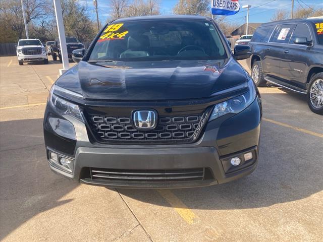 Used 2021 Honda Passport EX-L with VIN 5FNYF8H59MB002840 for sale in Enid, OK