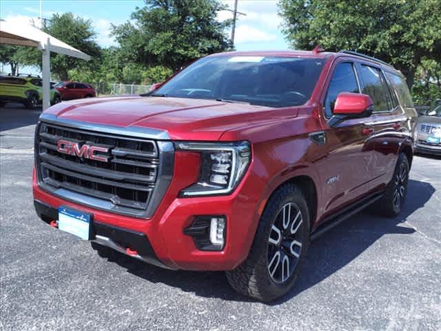 Certified 2021 GMC Yukon AT4 with VIN 1GKS2CKD9MR244546 for sale in Decatur, TX