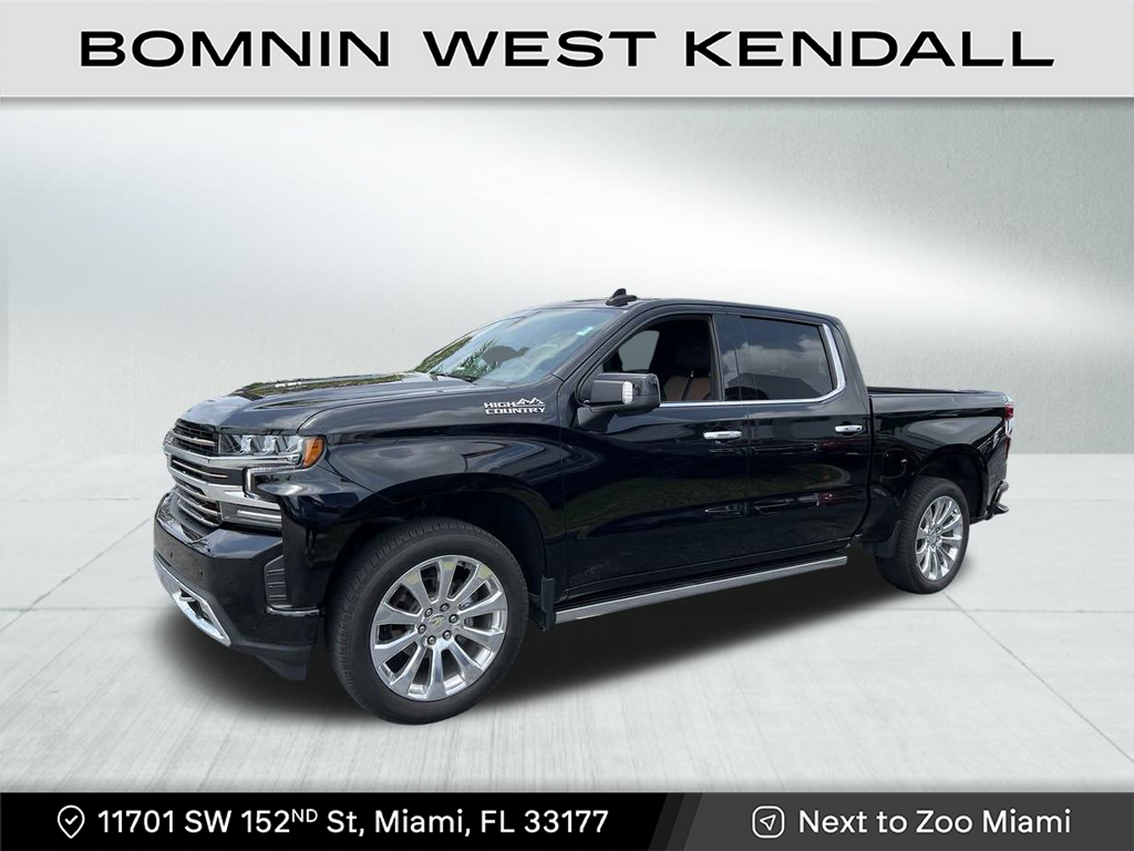 Used 2021 Chevrolet Silverado 1500 High Country with VIN 3GCUYHEL6MG294517 for sale in Miami, FL