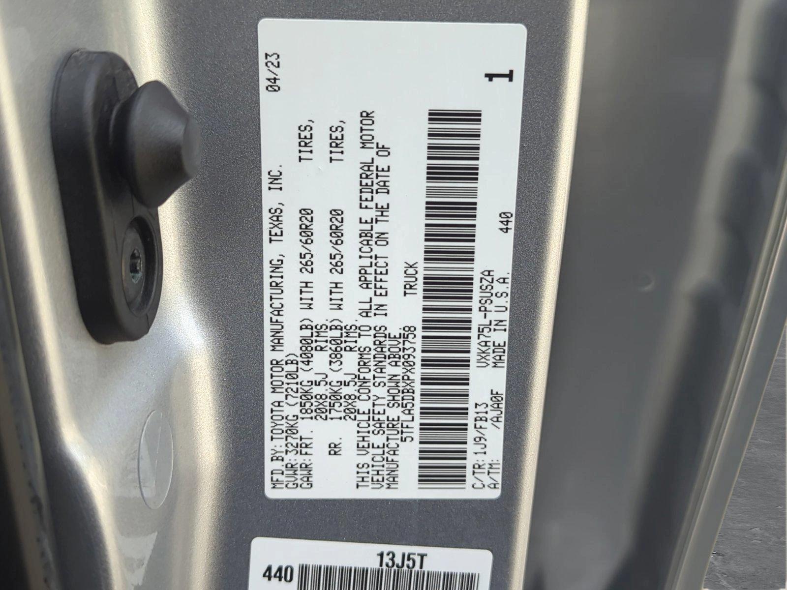 2023 Toyota Tundra 4WD Vehicle Photo in Ft. Myers, FL 33907