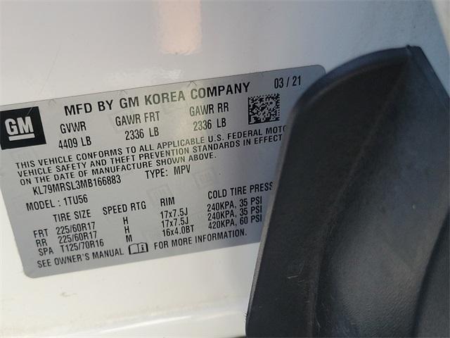 2021 Chevrolet Trailblazer Vehicle Photo in BERLIN, MD 21811-1121