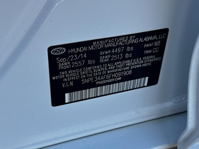 2015 Hyundai Sonata Vehicle Photo in PITTSBURG, CA 94565-7121