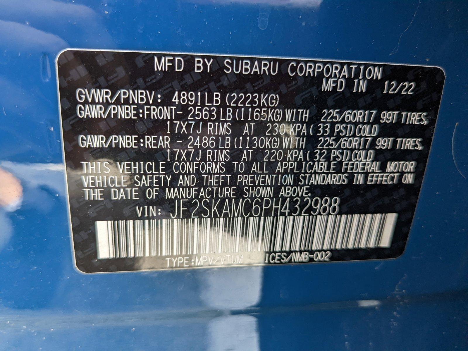 2023 Subaru Forester Vehicle Photo in Davie, FL 33331