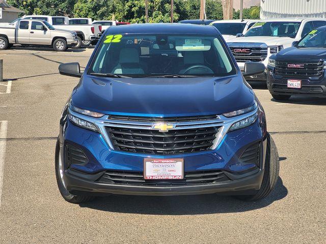 Used 2022 Chevrolet Equinox LS with VIN 3GNAXHEV4NS175605 for sale in Patterson, CA