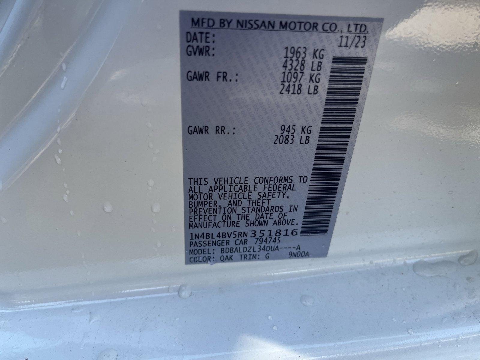 2024 Nissan Altima Vehicle Photo in Corpus Christi, TX 78415