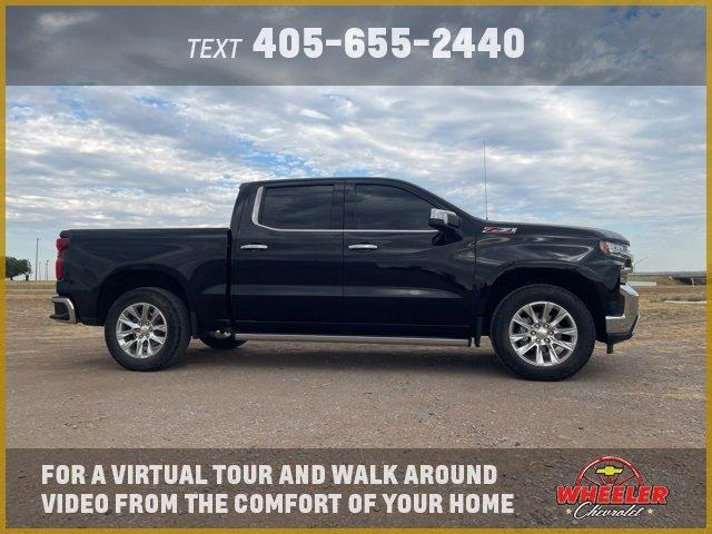 Used 2021 Chevrolet Silverado 1500 LTZ with VIN 1GCUYGED5MZ434463 for sale in Hinton, OK