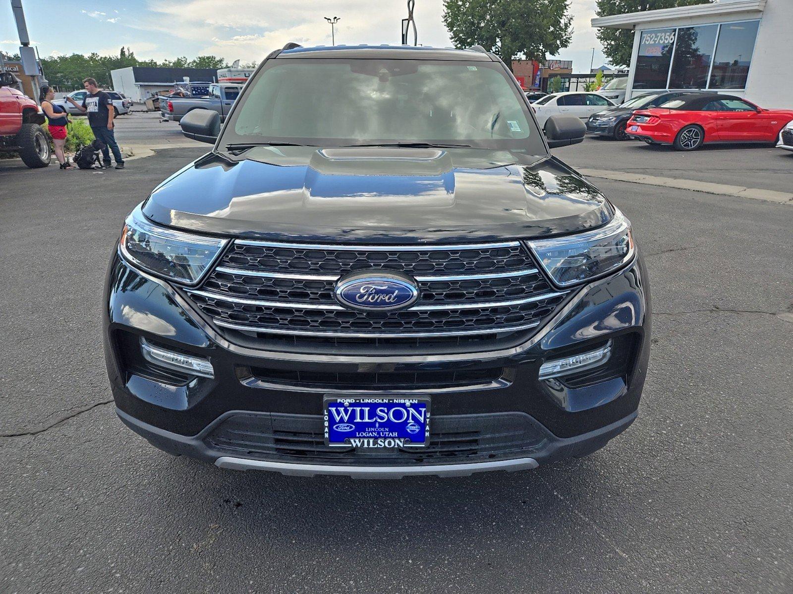 Used 2023 Ford Explorer XLT with VIN 1FMSK8DH3PGA69053 for sale in Logan, UT