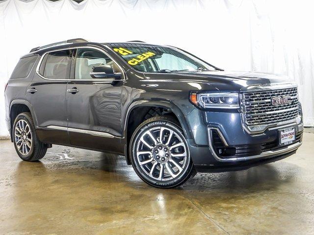 Used 2021 GMC Acadia Denali with VIN 1GKKNXLS0MZ128471 for sale in Bolingbrook, IL