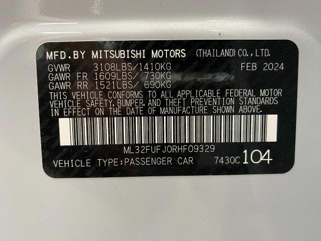 2024 Mitsubishi Mirage G4 Vehicle Photo in Appleton, WI 54913