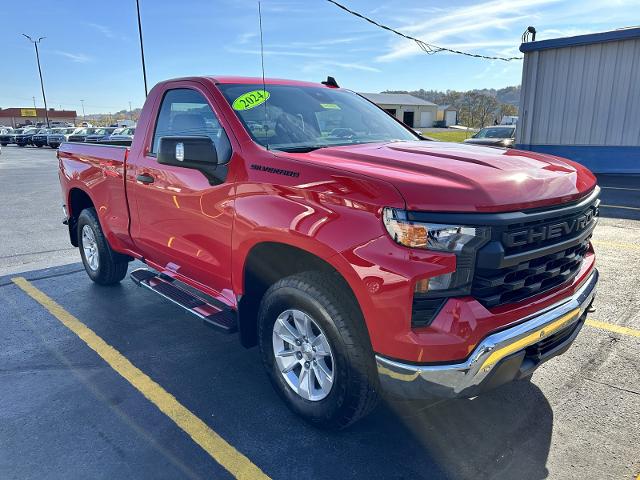 Used 2024 Chevrolet Silverado 1500 Work Truck with VIN 3GCNDAEK8RG142776 for sale in Gallipolis, OH