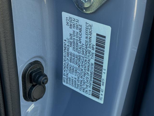 2021 Honda CR-V Hybrid Vehicle Photo in PITTSBURG, CA 94565-7121