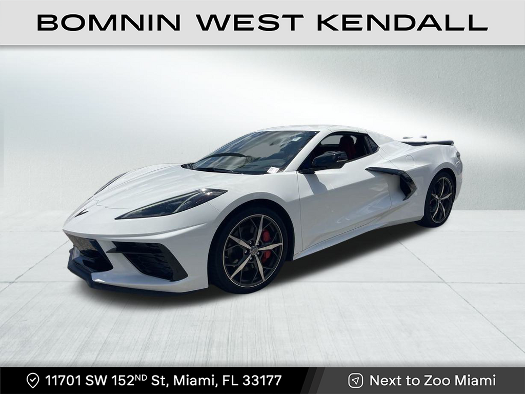 Used 2023 Chevrolet Corvette 2LT with VIN 1G1YB3D42P5118438 for sale in Miami, FL