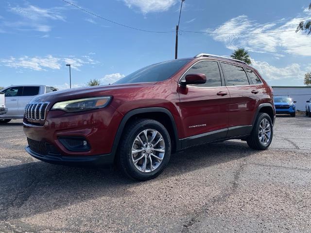 Used 2019 Jeep Cherokee Latitude Plus with VIN 1C4PJLLBXKD348085 for sale in Coolidge, AZ