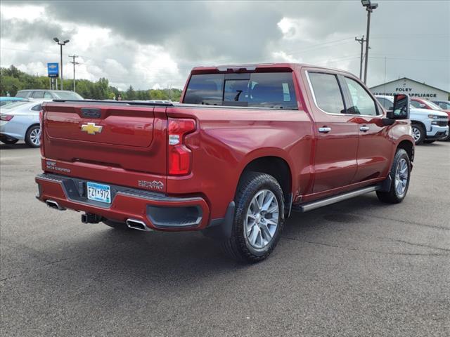 Used 2021 Chevrolet Silverado 1500 High Country with VIN 1GCUYHED1MZ289816 for sale in Foley, MN