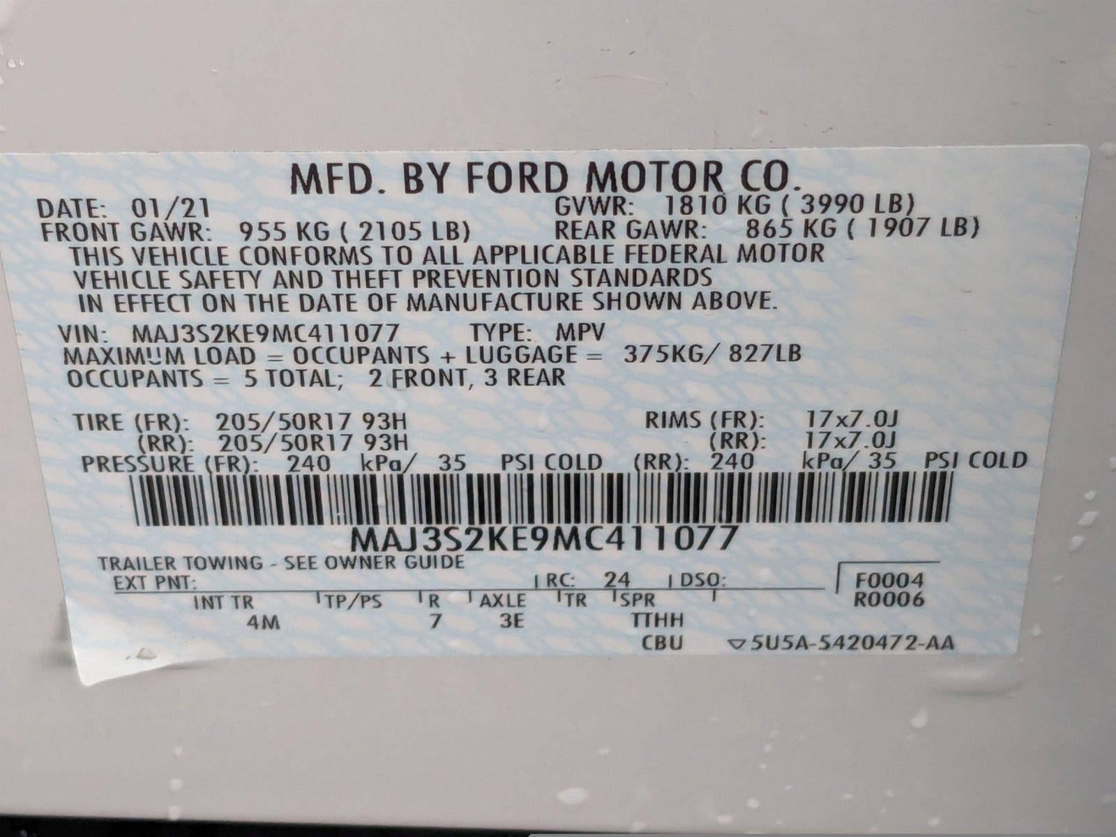 2021 Ford EcoSport Vehicle Photo in St. Petersburg, FL 33713