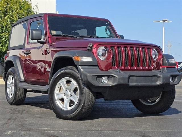 Used 2021 Jeep Wrangler Sport S with VIN 1C4GJXAG1MW544168 for sale in Columbus, OH