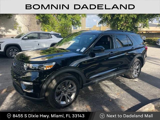 Used 2024 Ford Explorer XLT with VIN 1FMSK7DH9RGA35325 for sale in Miami, FL