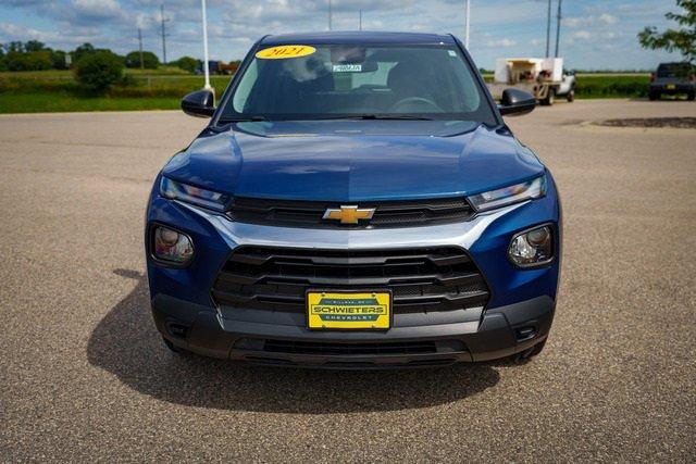 Certified 2021 Chevrolet Trailblazer LS with VIN KL79MMS26MB134715 for sale in Willmar, MN