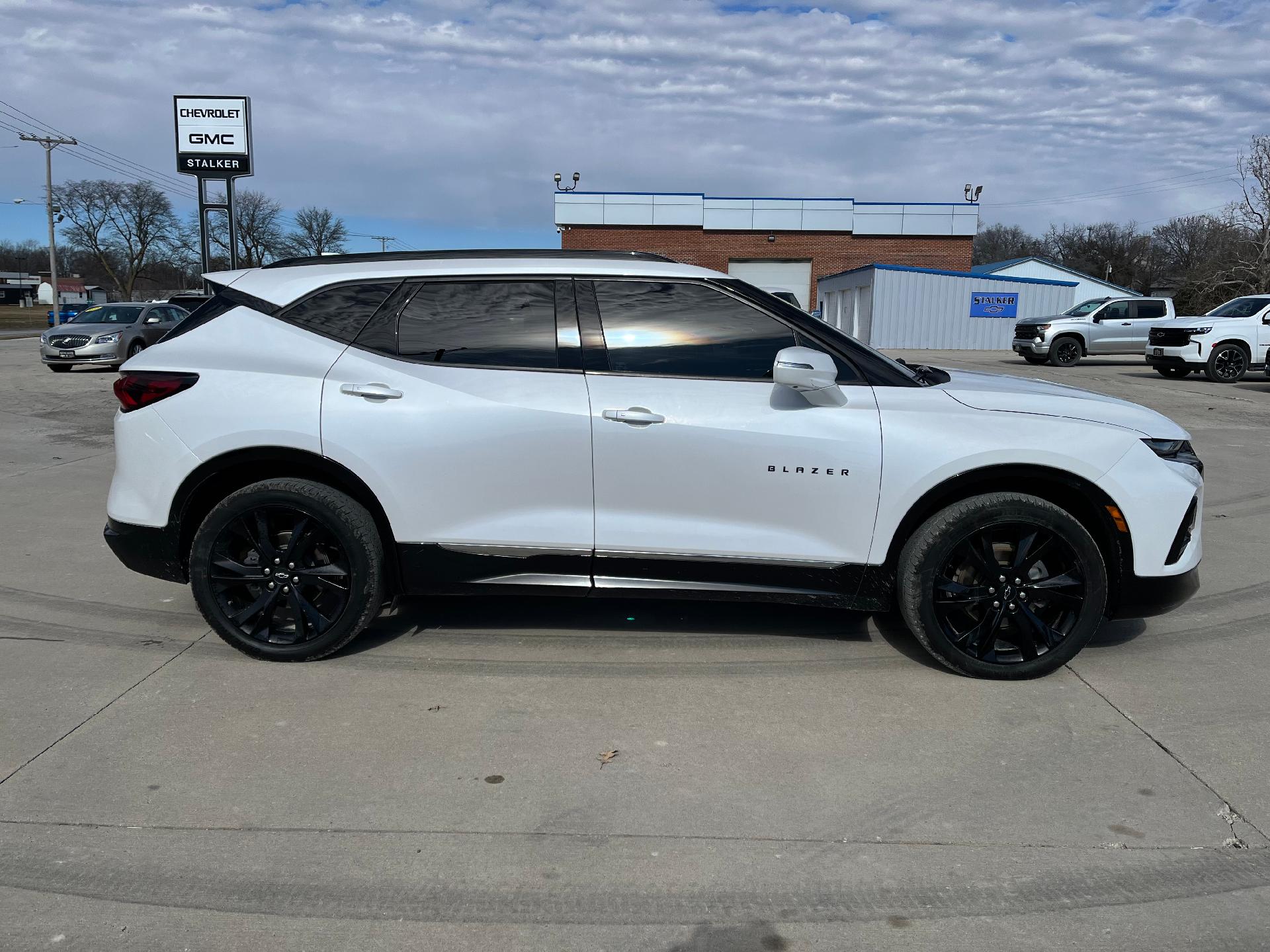 Used 2020 Chevrolet Blazer RS with VIN 3GNKBKRS2LS599734 for sale in Creston, IA