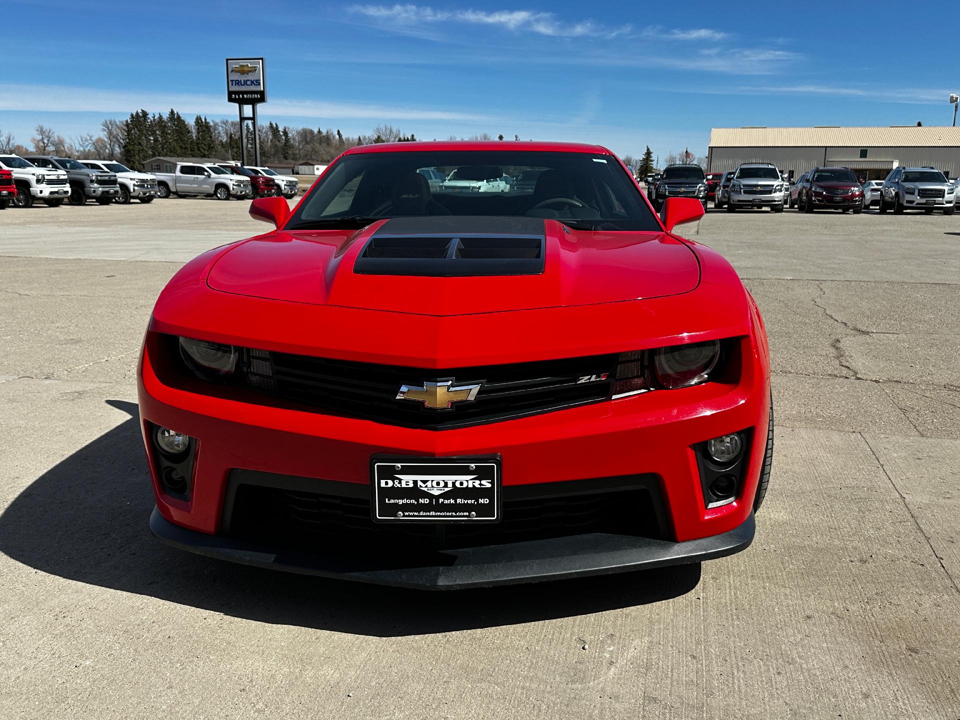 Used 2014 Chevrolet Camaro ZL1 with VIN 2G1FL1EP8E9800550 for sale in Langdon, ND