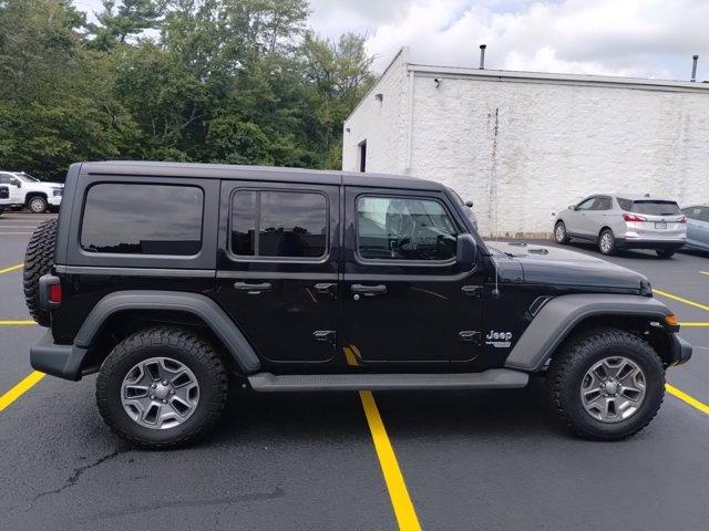 Used 2020 Jeep Wrangler Unlimited Sport S with VIN 1C4HJXDN5LW113801 for sale in Raynham, MA