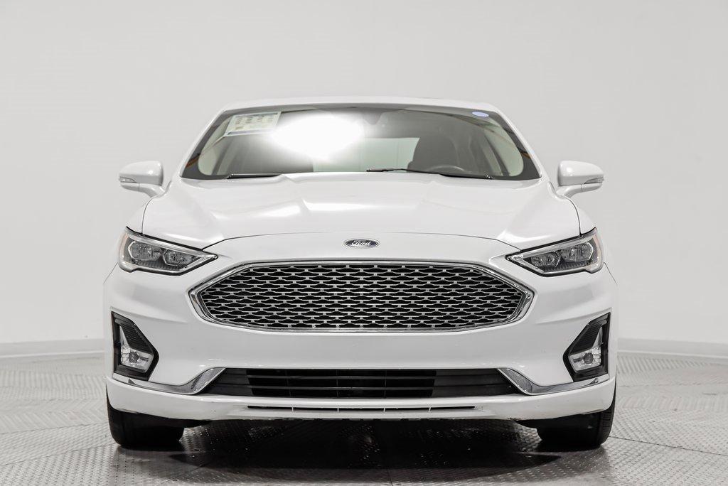 Used 2019 Ford Fusion Hybrid Titanium with VIN 3FA6P0RU0KR209212 for sale in Akron, OH