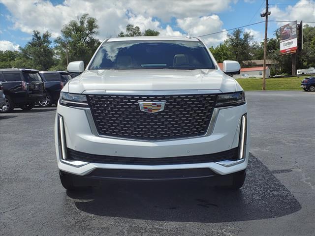 Used 2021 Cadillac Escalade Premium Luxury with VIN 1GYS4BKL5MR375779 for sale in Harrison, AR