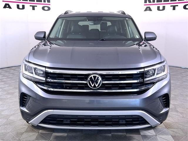 Used 2021 Volkswagen Atlas SE w/Tech with VIN 1V2HR2CA6MC578681 for sale in Killeen, TX