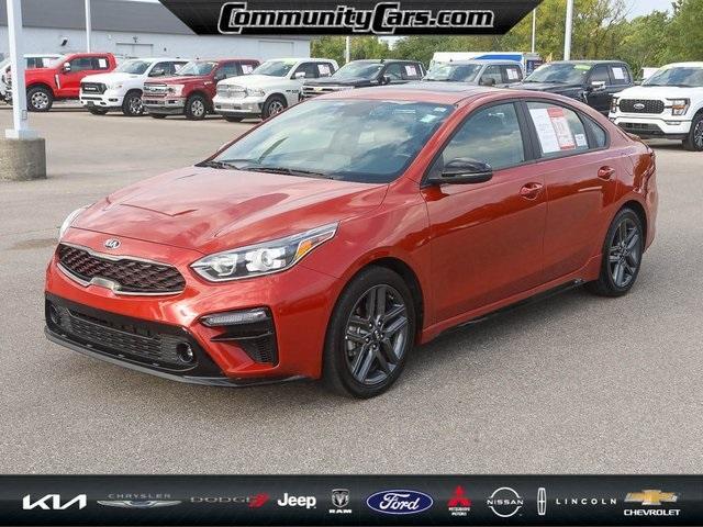 Certified 2021 Kia Forte GT-Line with VIN 3KPF34AD4ME416656 for sale in Bloomington, IN