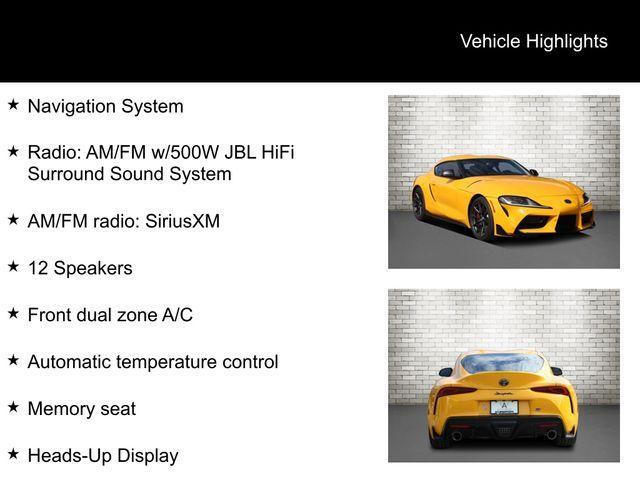 2023 Toyota GR Supra Vehicle Photo in Canton, MI 48188