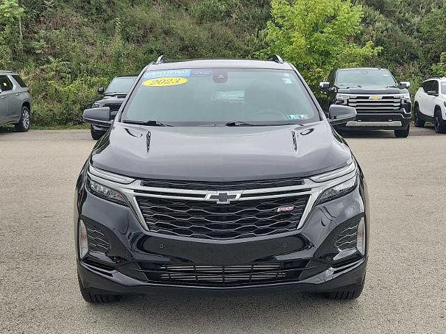 Certified 2023 Chevrolet Equinox RS with VIN 3GNAXWEG4PL206905 for sale in Washington, PA