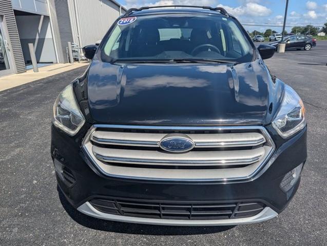 Used 2018 Ford Escape SEL with VIN 1FMCU9HD5JUA00627 for sale in Bryan, OH