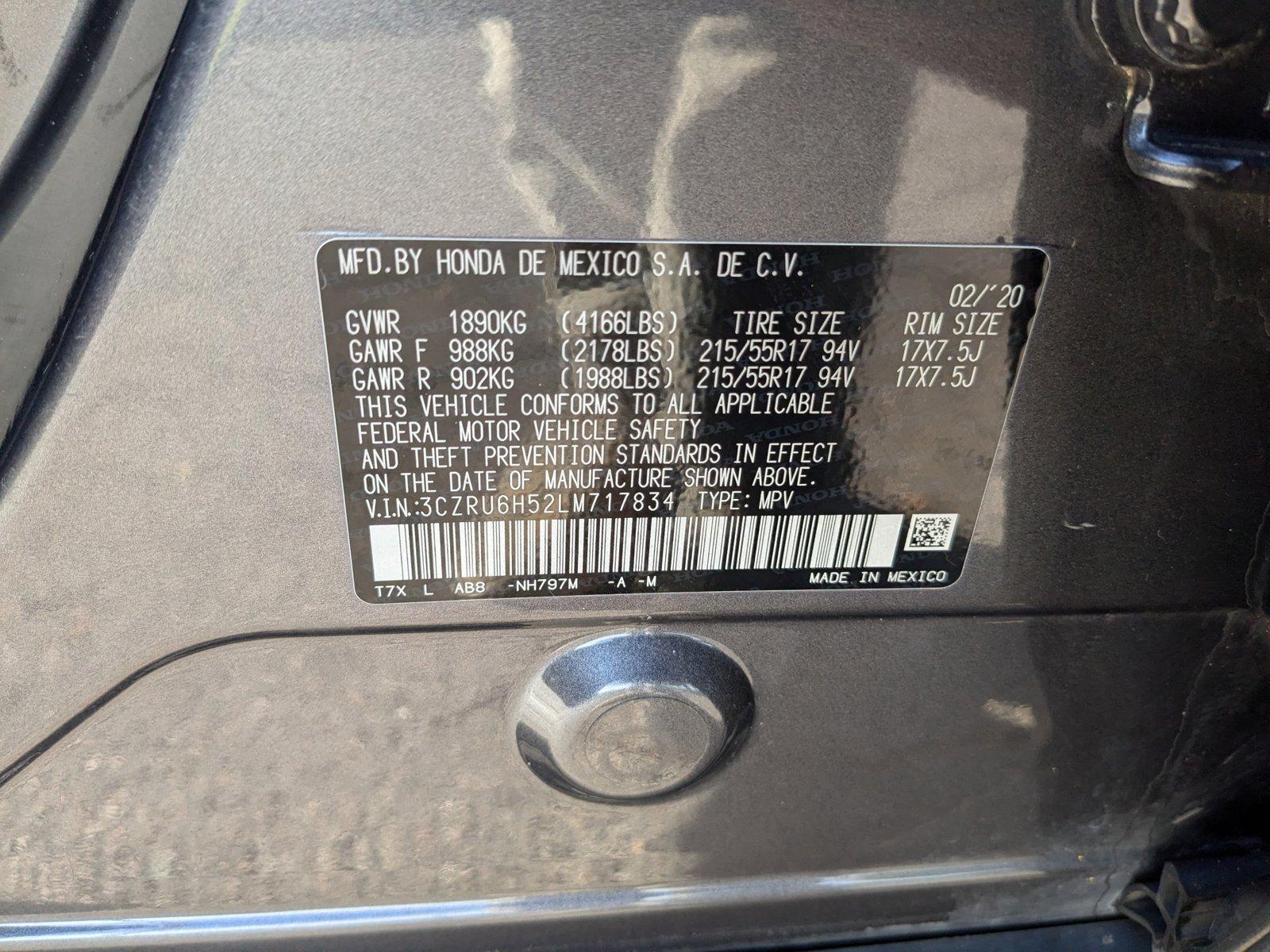 2020 Honda HR-V Vehicle Photo in LONE TREE, CO 80124-2750