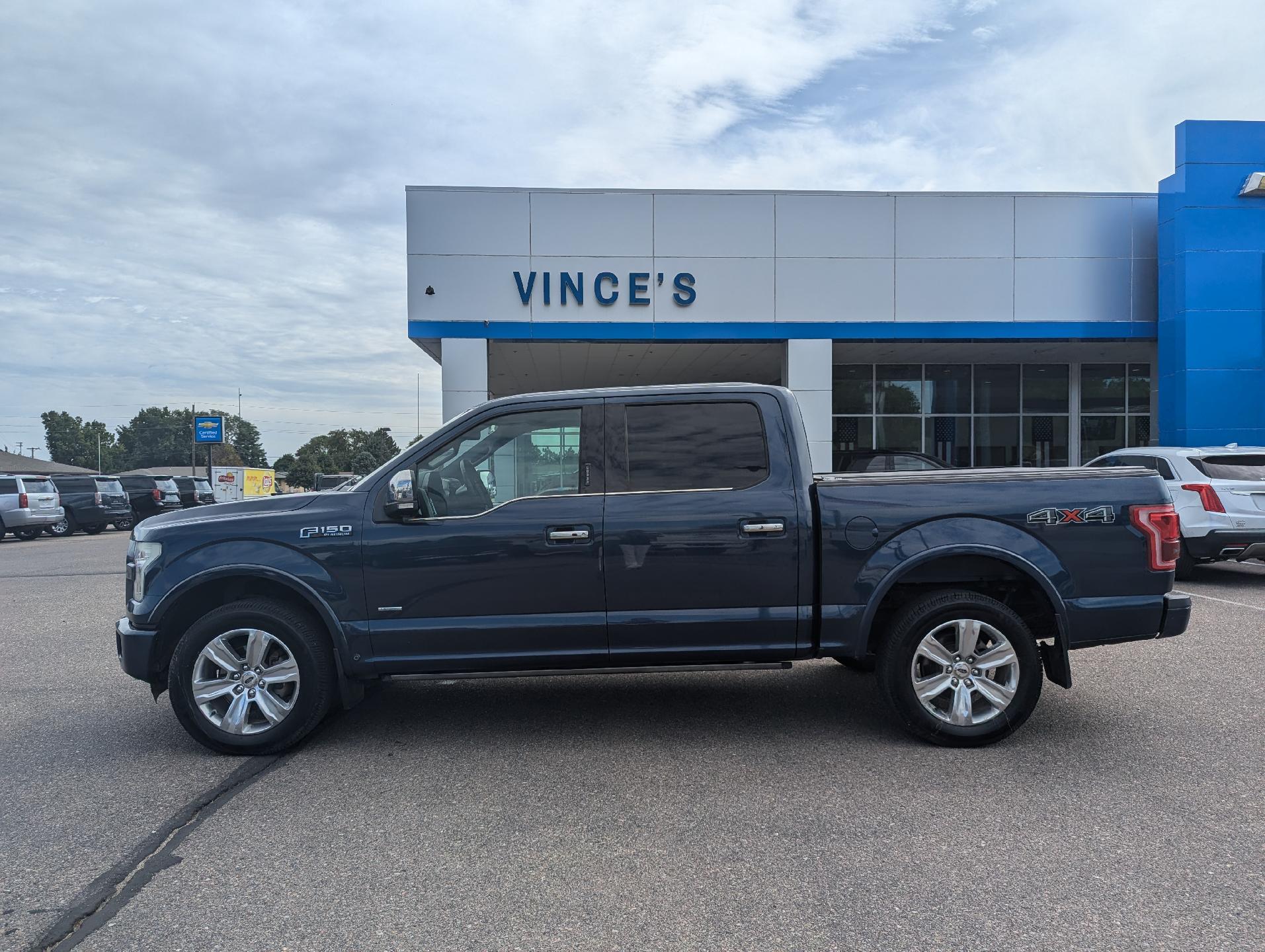 Used 2016 Ford F-150 Platinum with VIN 1FTEW1EG2GFA46727 for sale in Burlington, CO