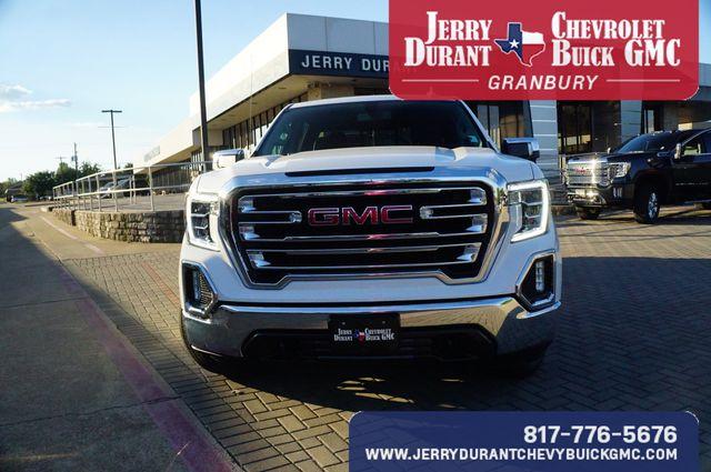 Used 2021 GMC Sierra 1500 SLT with VIN 3GTU9DED3MG256290 for sale in Granbury, TX