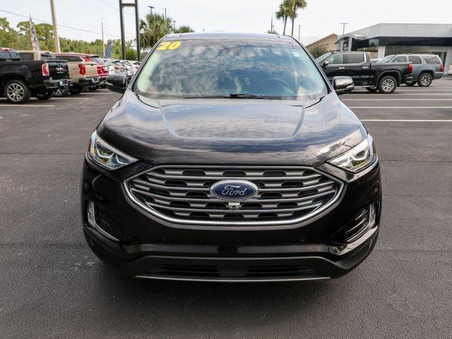 Used 2020 Ford Edge Titanium with VIN 2FMPK3K98LBA60080 for sale in Homosassa, FL