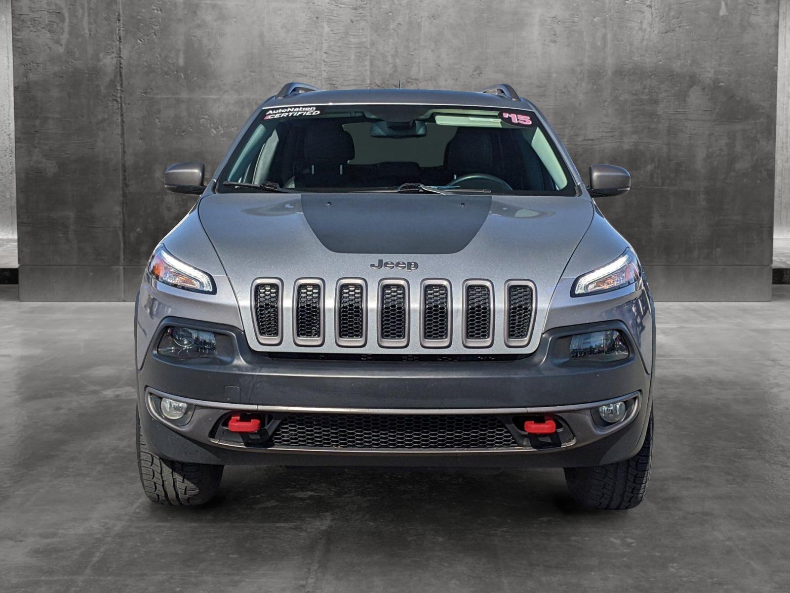 Used 2015 Jeep Cherokee Trailhawk with VIN 1C4PJMBS6FW527922 for sale in Laurel, MD