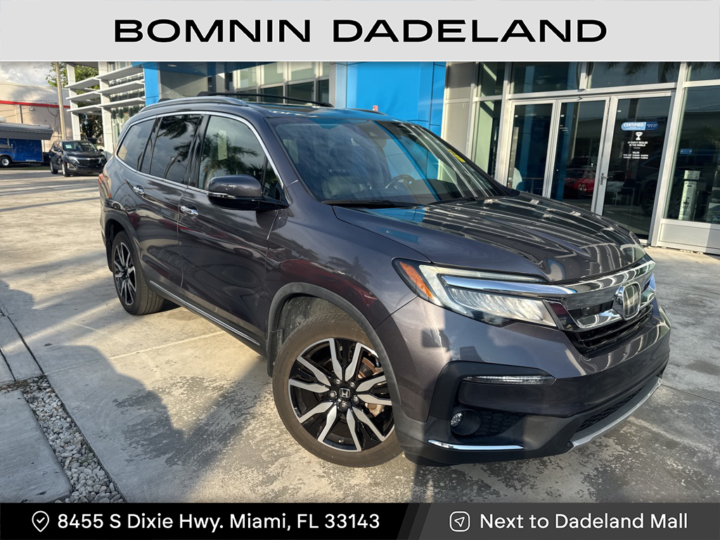 Used 2021 Honda Pilot Touring with VIN 5FNYF6H94MB034392 for sale in Miami, FL